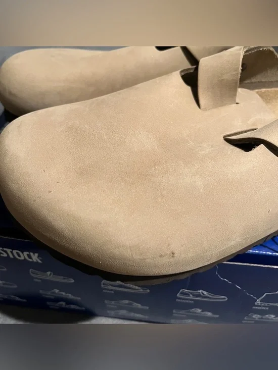 Birkenstock Women’s Boston Clogs Oiled Leather Tabacco Brown Size 9 US - Picture 9 of 15